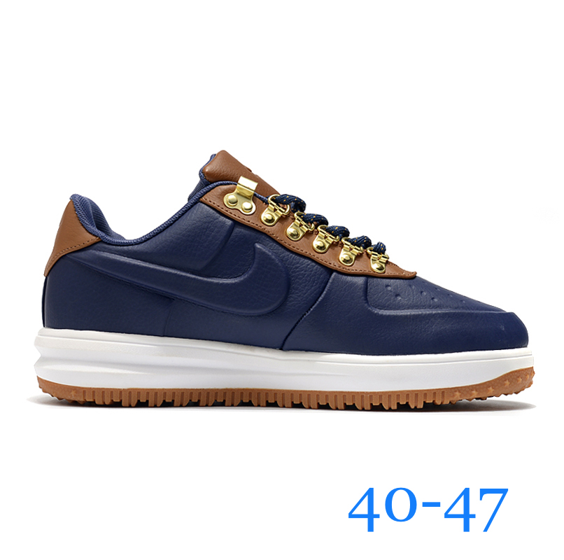 2020 Men Nike Air Force III Blue Brown White Shoes